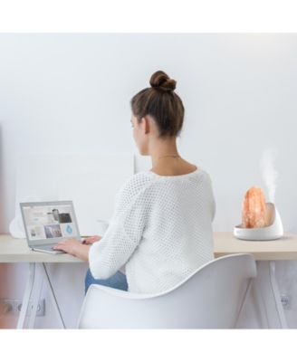 PureGlow Crystal Salt Lamp & Diffuser 