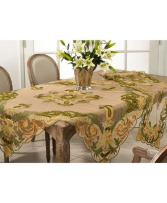 Embroidered Flourishes Table Runner