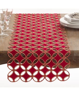 Buche De Noel Collection Holiday Design Table Runner, 16" x 68"