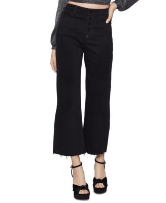BCBGeneration Cropped Wide-Leg Jeans - Macy's