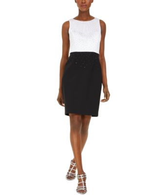 Calvin Klein - Petite Colorblocked Sheath Dress