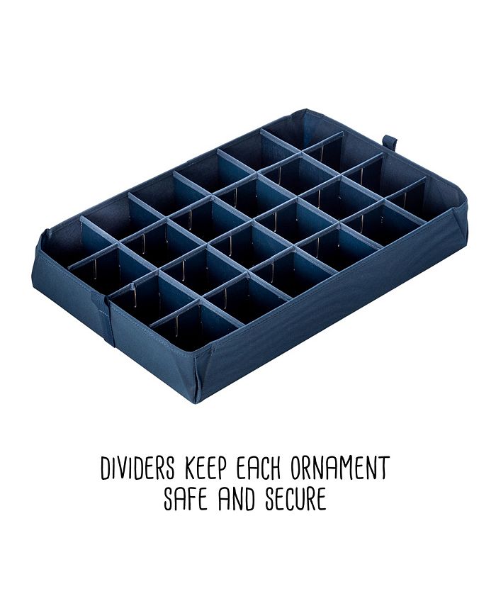 Honey Can Do Deluxe 72Cube Ornament Storage Box Macy's