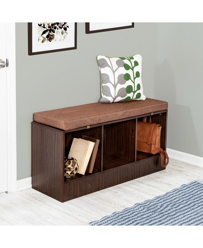 Honey Can Do Entryway Bench with Storage Shelves Macy's