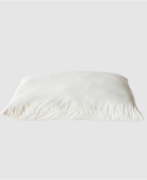 Holy Lamb Organics Natural Wool Filled Bed Pillow With Organic