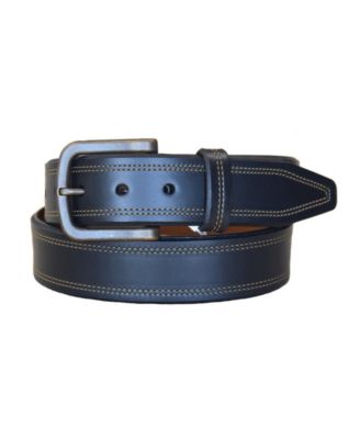 Lejon Glove Tanned Leather Dignitary Belts in Merlot main image 1