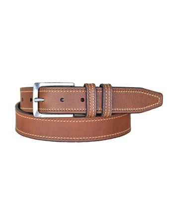 Lejon Oil Tanned Nu-Buck Back Nine Belts in Beige main image 1