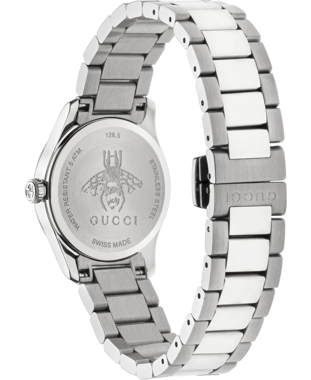 Shop Gucci Women's Swiss G-timeless Stainless Steel Bracelet Watch 27mm In Silver