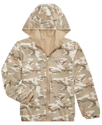 water resistant oversized hooded windbreaker jacket