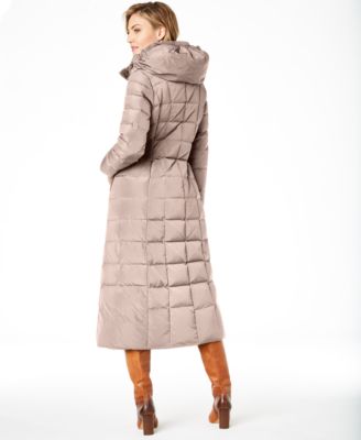 cole haan down maxi coat