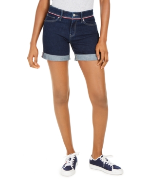 image of Tommy Hilfiger Cuffed Denim Shorts