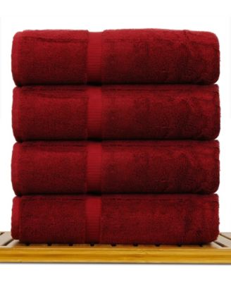 Luxury Hotel Spa Towel Turkish Cotton Bath Towels, Set of 4