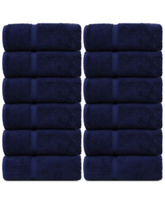 Luxury Hotel Spa Towel Turkish Cotton Wash Cloths, Set of 12