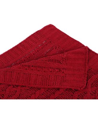 Happycare Textiles Knitted Luxury Chenille Throw, 51" x 67"