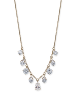 image of Eliot Danori Cubic Zirconia Statement Necklace, 16