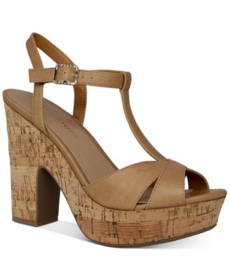 macy's platform wedge sandals
