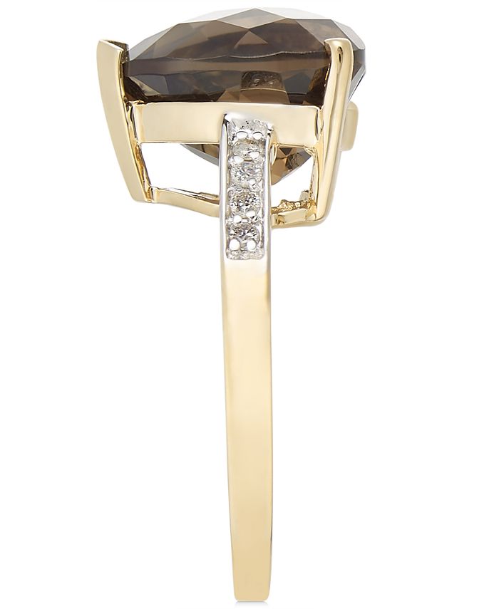 Macy's smoky cheap quartz ring