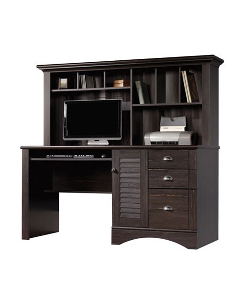 Sauder Harbor View Computer Desk With Hutch Reviews Furniture