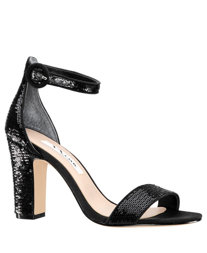 Nina Sianna High Block Heel Sandals - Macy's