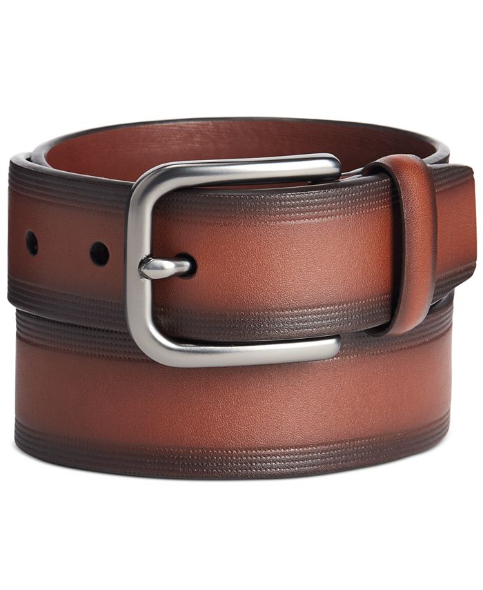 Perry Ellis Portfolio Perry Ellis Men's Leather Casual Belts Collection