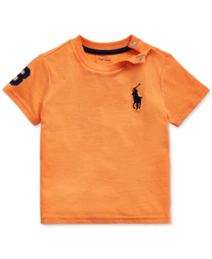 Polo Ralph Lauren Kids Baby Boy Cotton Jersey T Shirt In Thai
