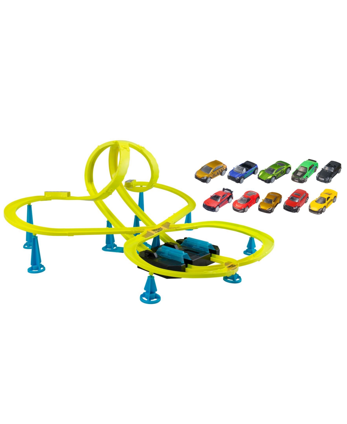 Speedsterz Thunder Dome Stunt Race Track Play Set In Multi