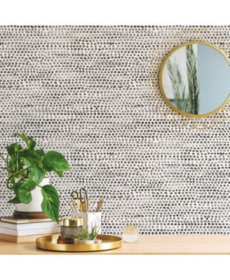 Moire Dots Peel and Stick Wallpaper