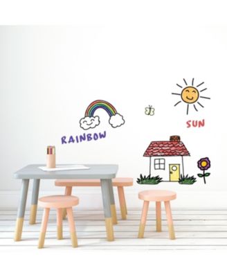 Dry Erase Peel and Stick Wallpaper