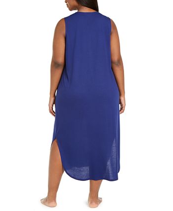 Charter Club Plus Size Sleeveless Nightgown, Created for Macy's - Macy's