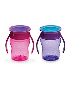 Baby Boys and Girls 7oz. 2 Pack Wow Cup 