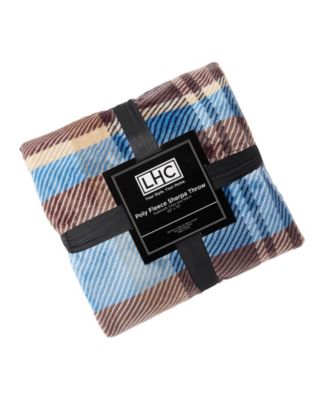 Luxurious Plaid Throw, 60" x 70"