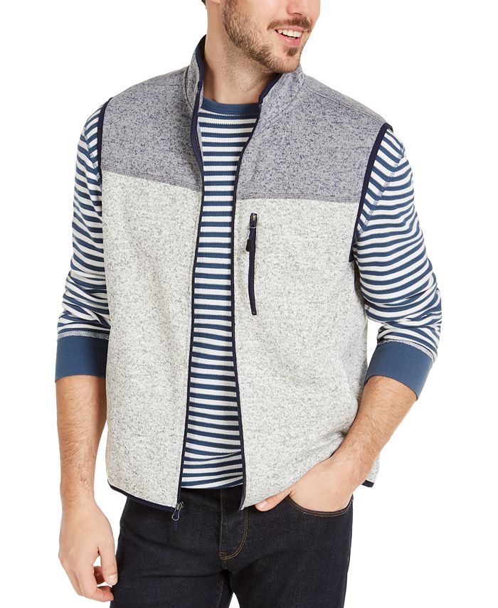 Club Room - Men's Fleece Sweater Vest