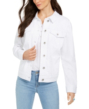 Style & Co Denim Trucker Jacket Created for Macy's