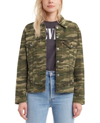 Levi s Ex Boyfriend Camo Trucker Jean Jacket Macy s