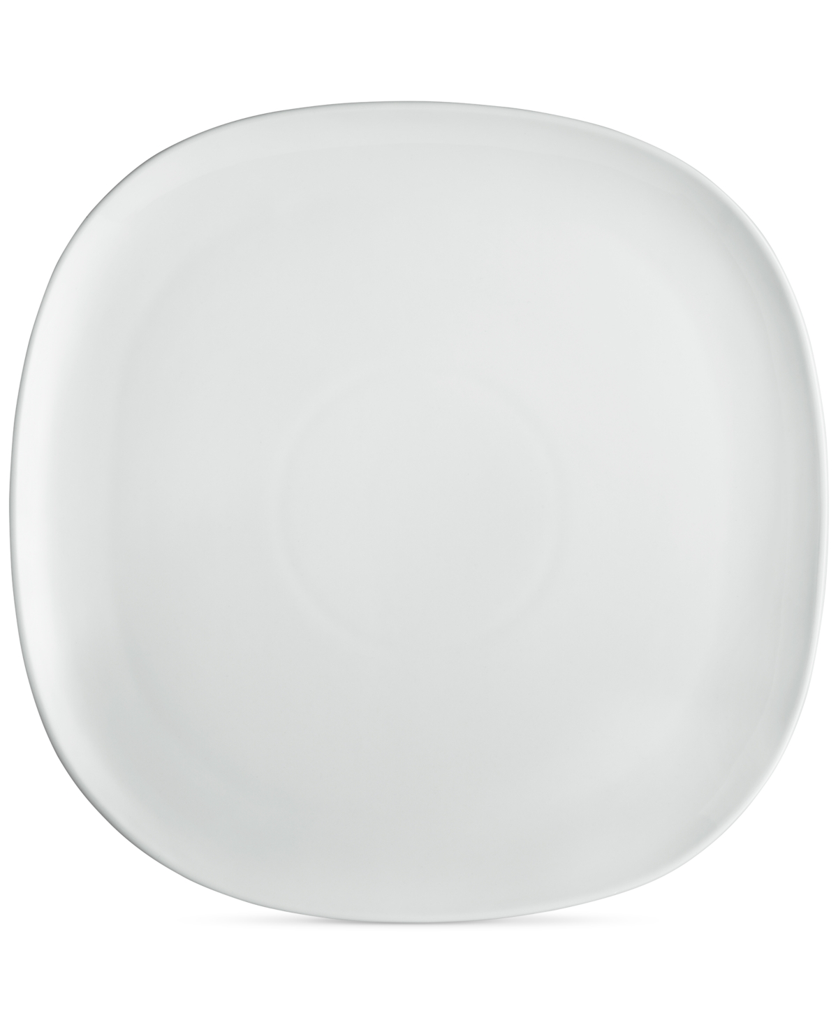 Whiteware Soft Square Salad Plate, Created for Macy's - White