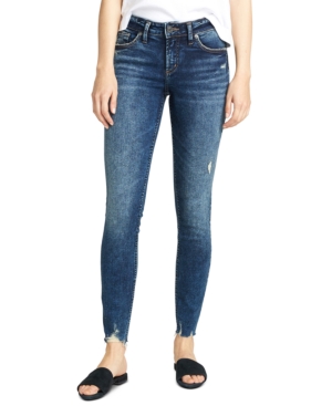 image of Silver Jeans Co. Ripped Skinny Jeans
