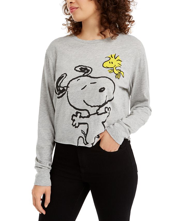 Love Tribe Juniors' Snoopy Graphic T-Shirt - Macy's