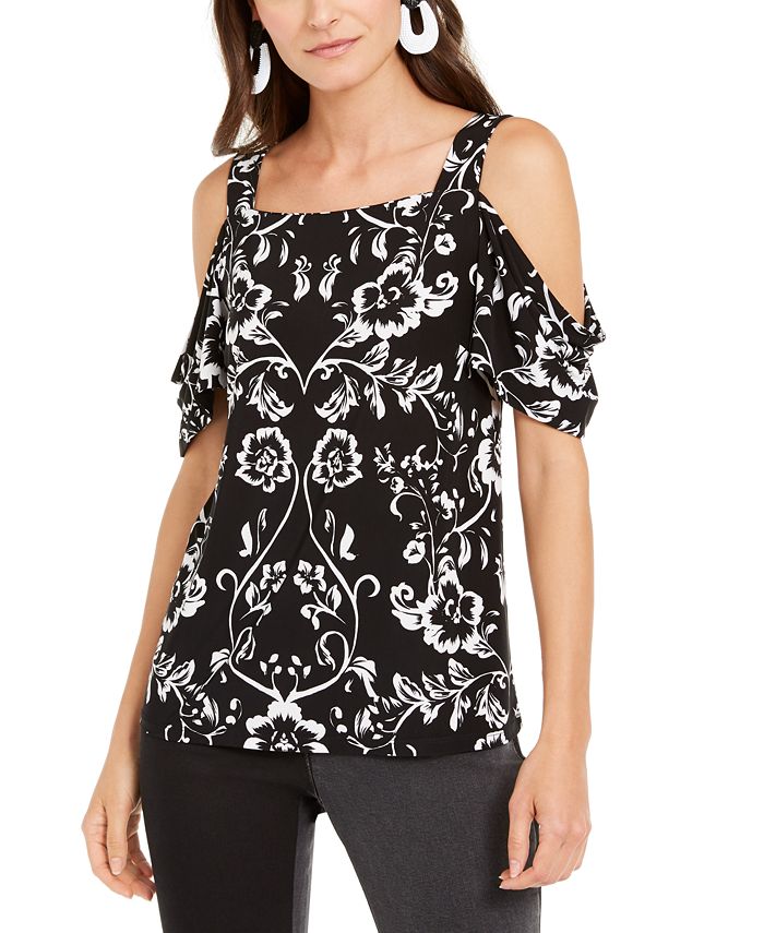 Macys inc shop cold shoulder tops