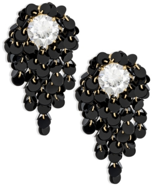 image of Zaxie by Stefanie Taylor Cubic Zirconia Sequin Earrings