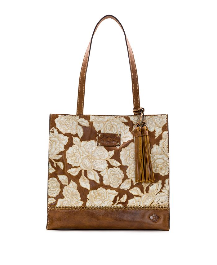 Patricia Nash Natural Embroidery Toscano Leather Tote Macy s