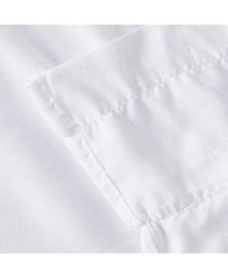 Carnival Pleated Layers Light Filtering Rod Pocket Curtain Panel Pair, Airy & Breathable, 80" W x 84" L