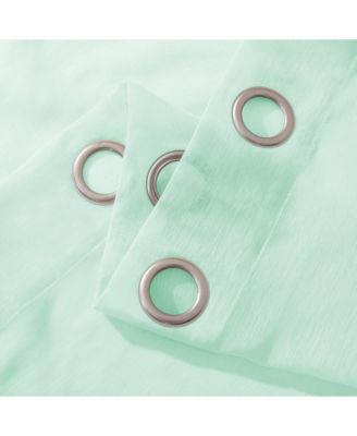 Malibu Linen Look Sheer Grommet Window Panel