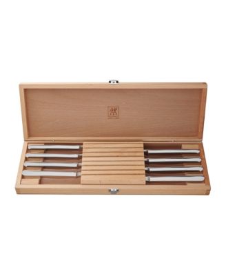 J.A. Henckels TWIN&reg; Gourmet 8-Piece Stainless Steak Knife Set