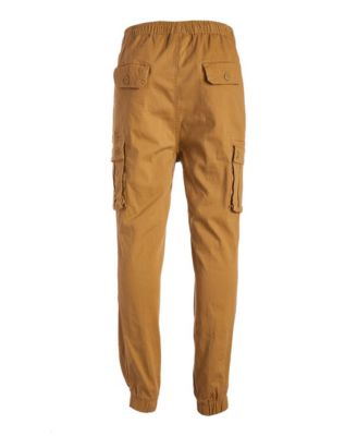 Men's Cotton Stretch Twill Cargo Joggers