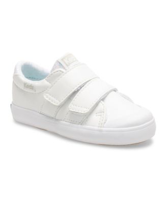 hook and loop sneakers white