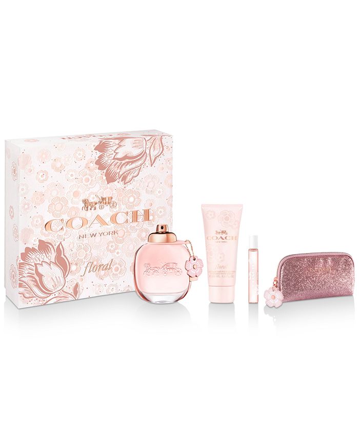 COACH 4-Pc. Floral Eau de Parfum Gift Set - Macy's