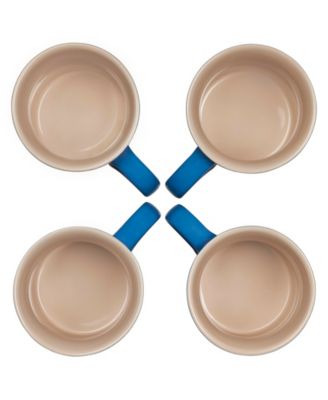 14 oz. Stoneware Set of Four Coffee Mugs