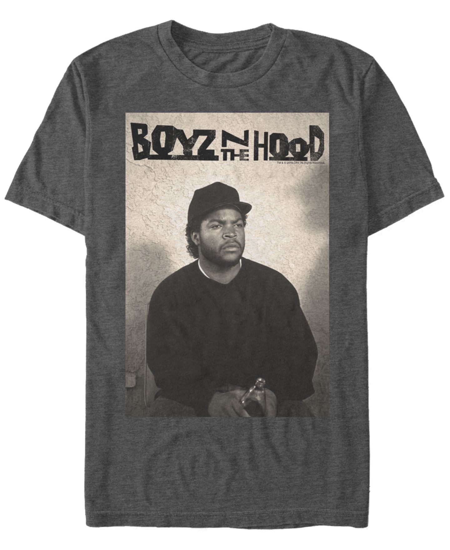 Мужская рубашка Fifth Sun Boys N The Hood Doughboy Poster Short Sleeve T, цвет: Тёмный серый — фото 1