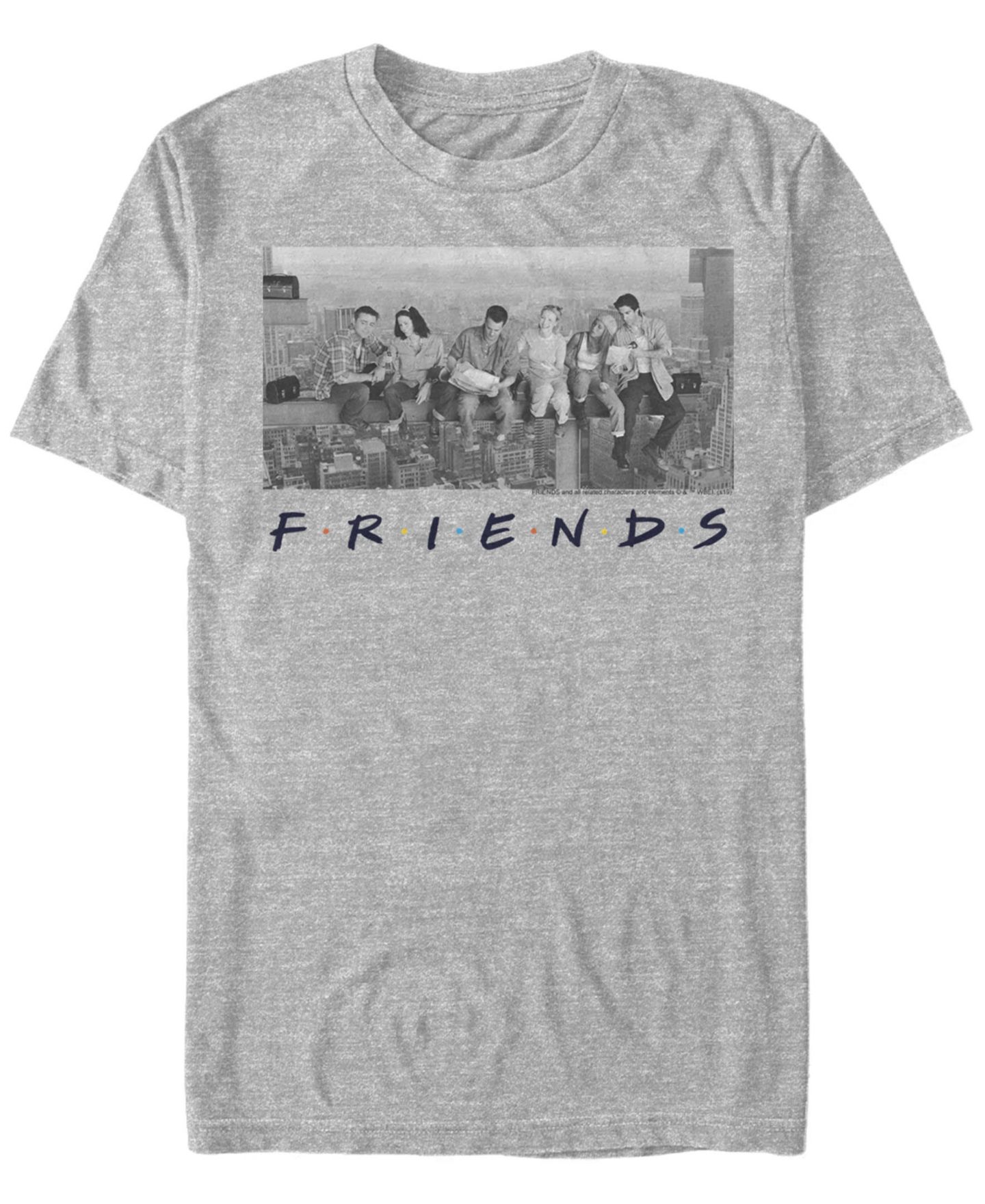 Мужская футболка Fifth Sun Friends Grayscale Skyline Group Portrait Short Sleeve — фото 1