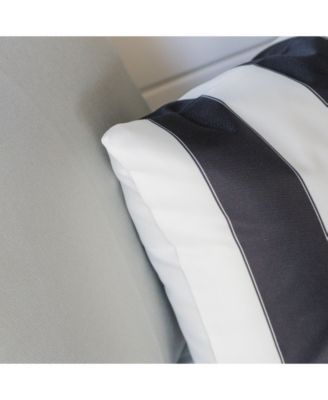 Olivia Stripe Indoor/Outdoor Decorative Pillow, 12" x 20"