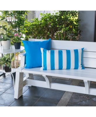 Olivia Stripe Indoor/Outdoor Decorative Pillow, 12" x 20"